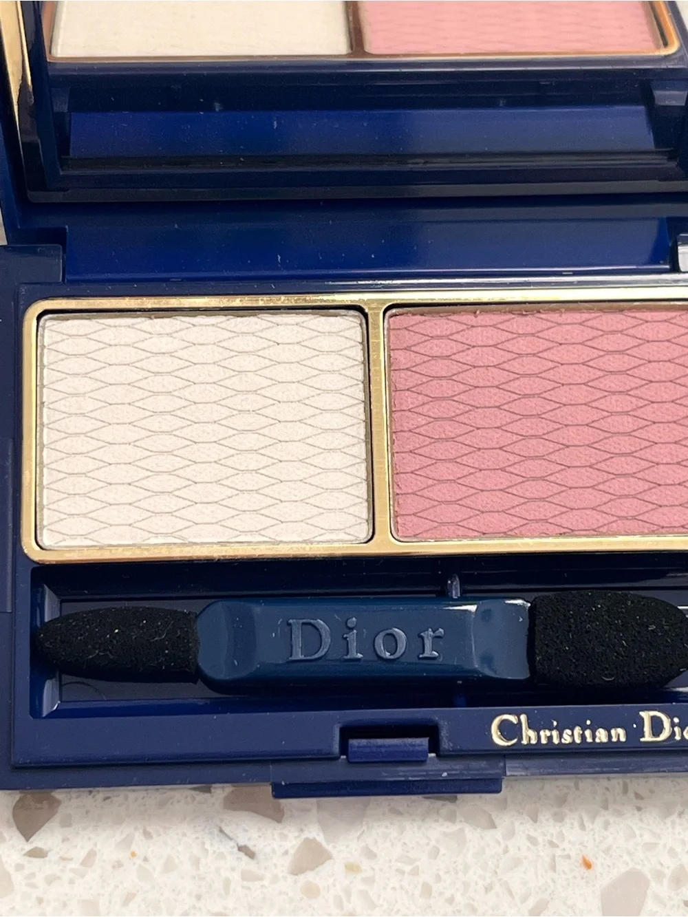 Dior Eyeshadow Duo — Soft Pink & Pearl Highlight